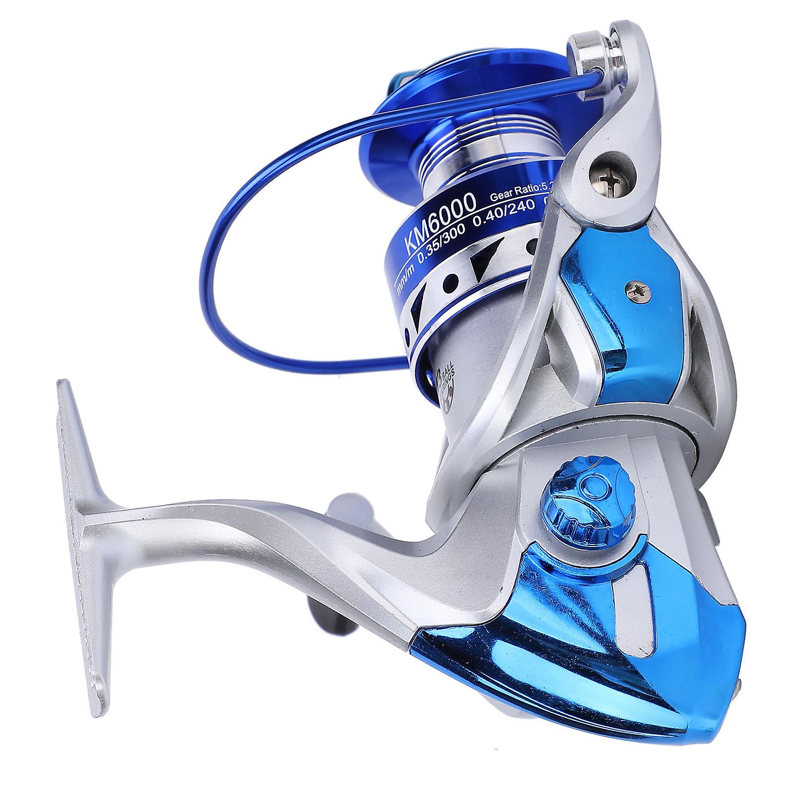 Metal Spinning Reel 13bb 5.2:1 Gear Ratio Left/right Interchangeable Fishing Wheel