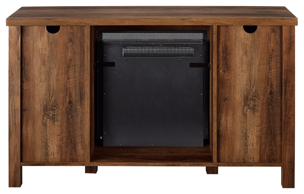 Bellevue WEIF61304 Parker 48 quotW Farmhouse TV Stand   Entertainment Centers And Tv Stands   by Buildcom  Houzz