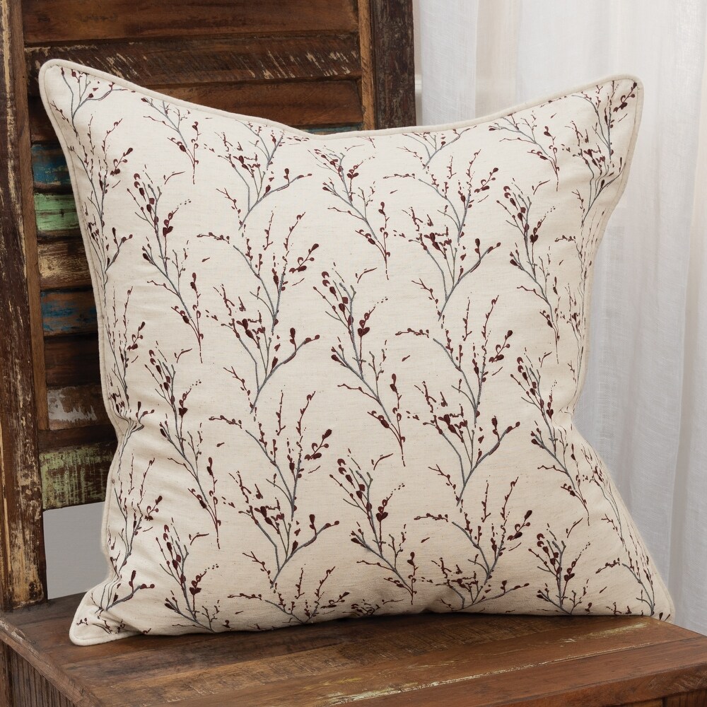 Rizzy Home Transitional Natural Pillow Cover   20\