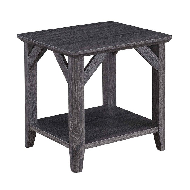 Winston End Table Weathered Gray Breighton Home