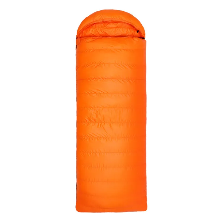 Outdoor Waterproof Goose Down Sleeping Bag Adult Portable Winter Camping Mountaineering Equipment Envelope Sleeping Bag