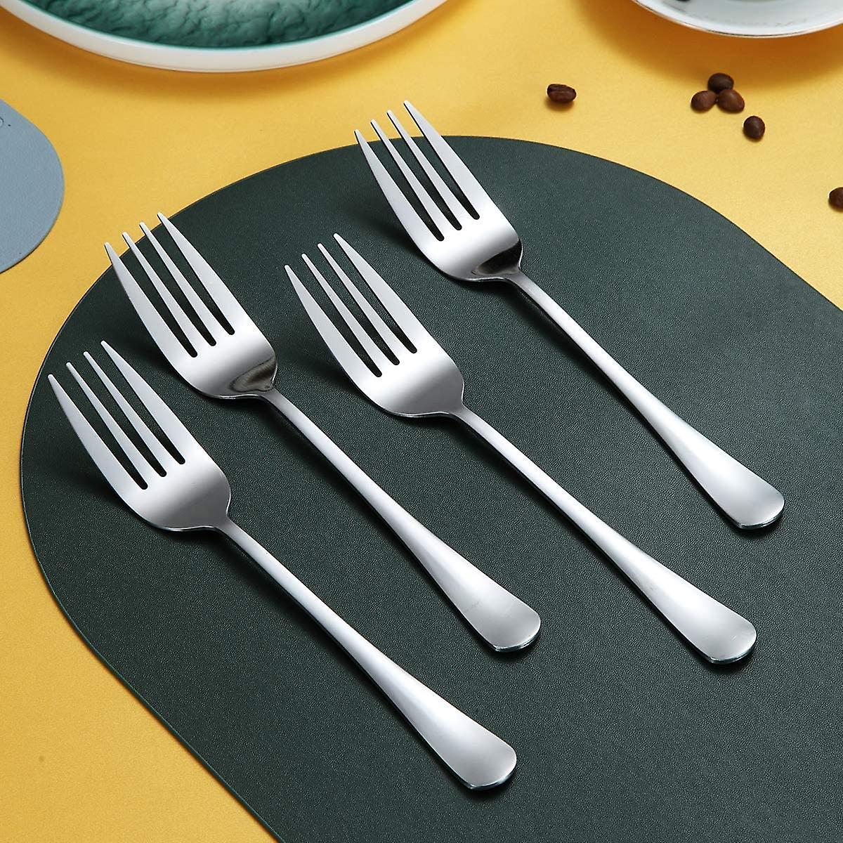 Serving Forks 4 Pieces， Serving Fork Cold Meat Fork Stainless Steel Serving Utensils， Serving Set Packing Of 4