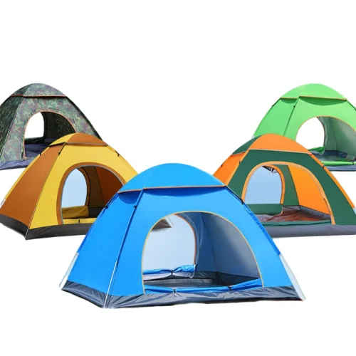 3 4 people Cheap folding beach Hiking open camping Automatic quick Pop Up outdoor tent