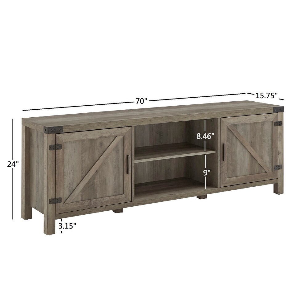 Sheldon Grey Wash Finish TV Stand by iNSPIRE Q Classic