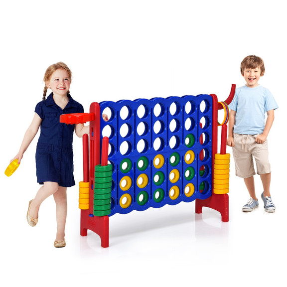 Costway 72389164 2.5Ft 4 to Score Giant Game Set B...