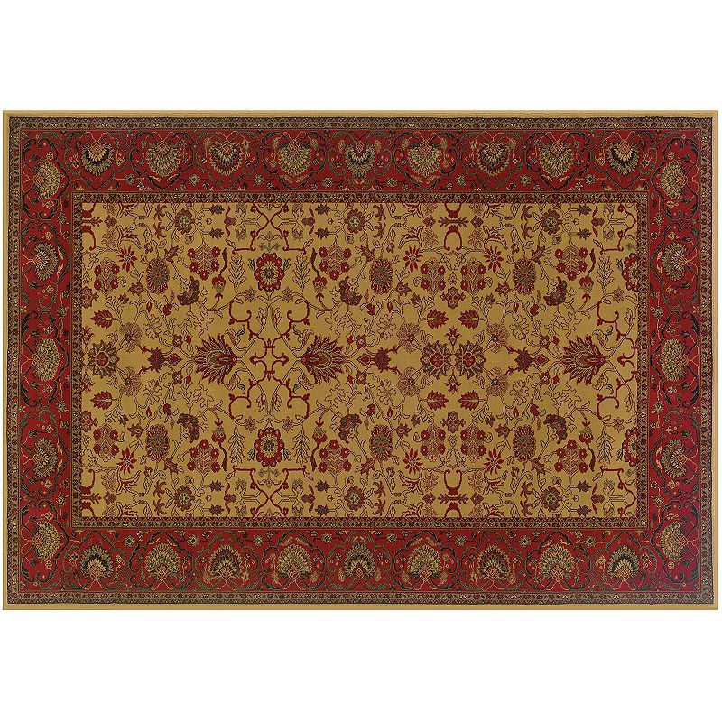 Couristan Everest Tabriz Framed Floral Rug