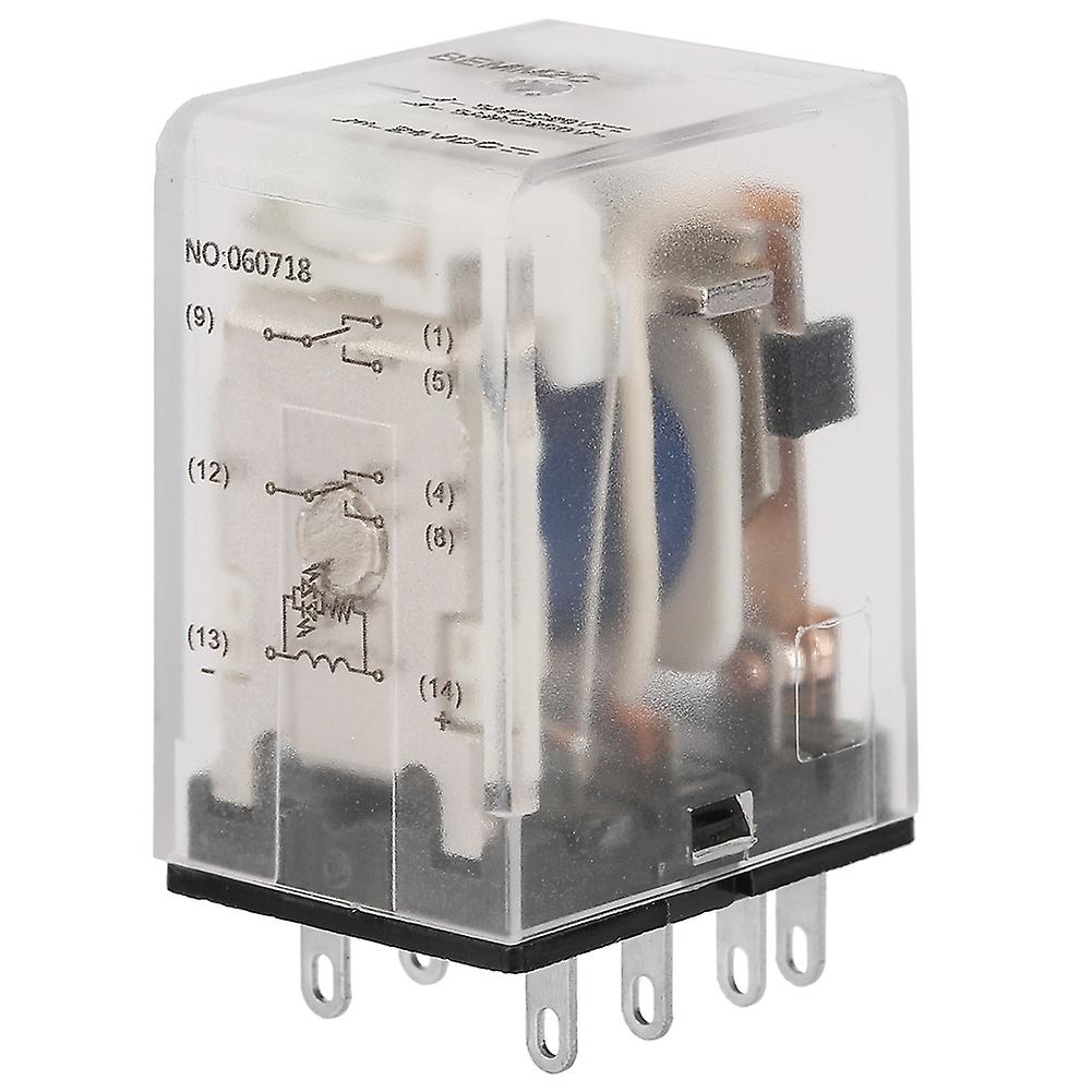 8 Pin Mini Power Intermediate Relay Electromagnetic Relay 5a 24vdc