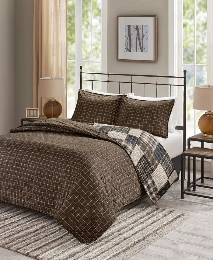 Madison Park Timber Reversible 3-Pc. Quilt Set， Full Queen