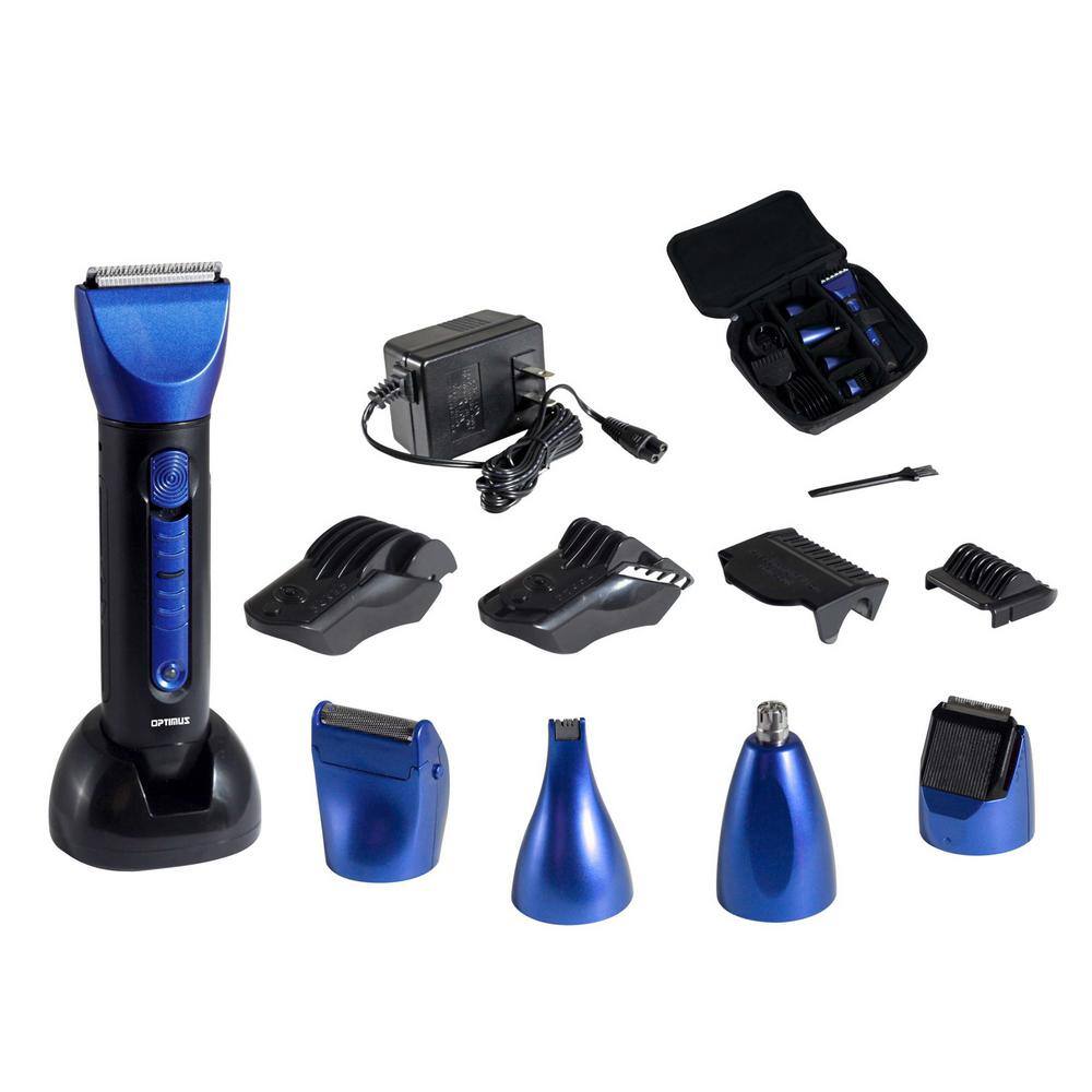 Optimus 15-Piece BlueBlack WetDry Multi-Use Clipper and Trimmer 98690011M