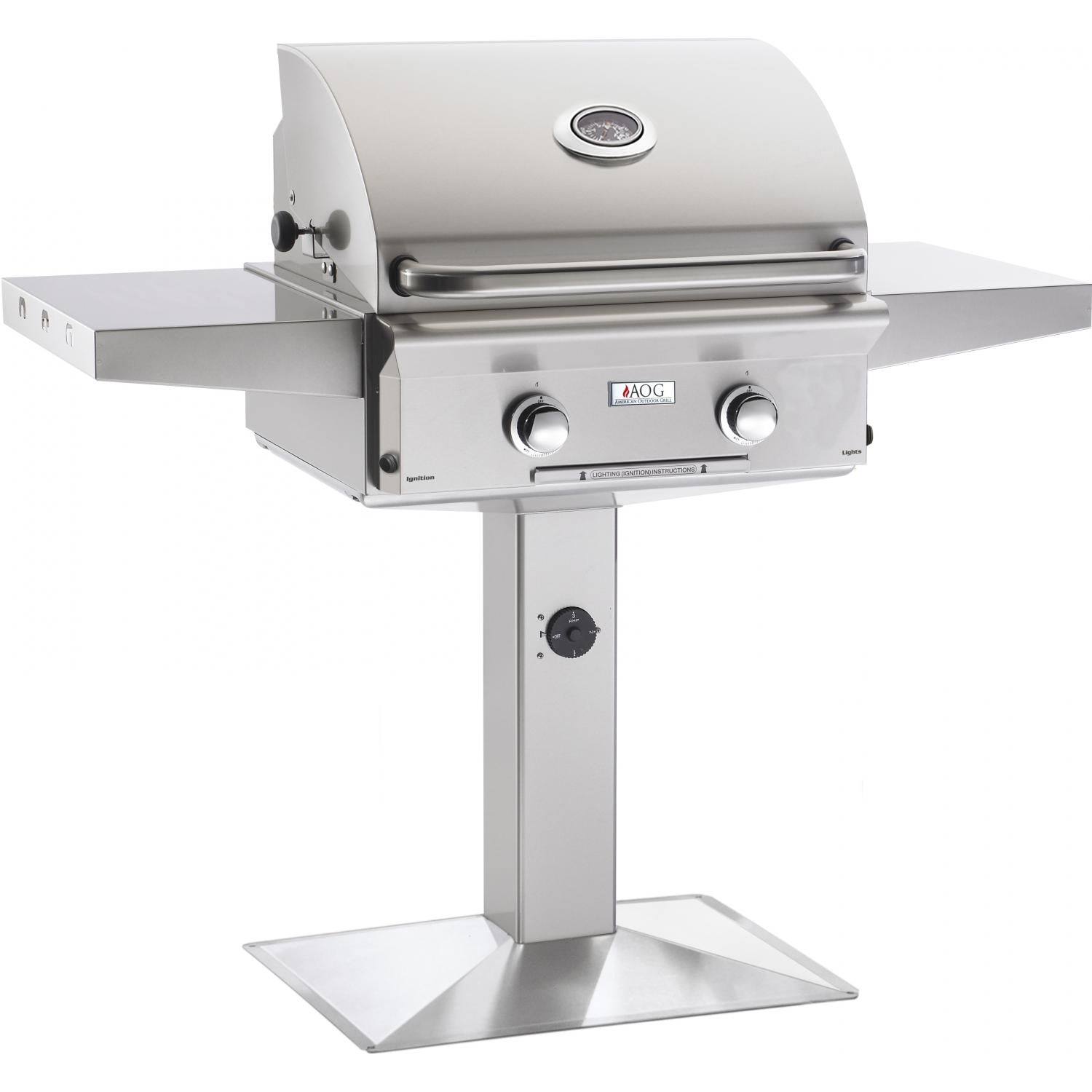 AOG L Series 24 Patio Post & Base Grill