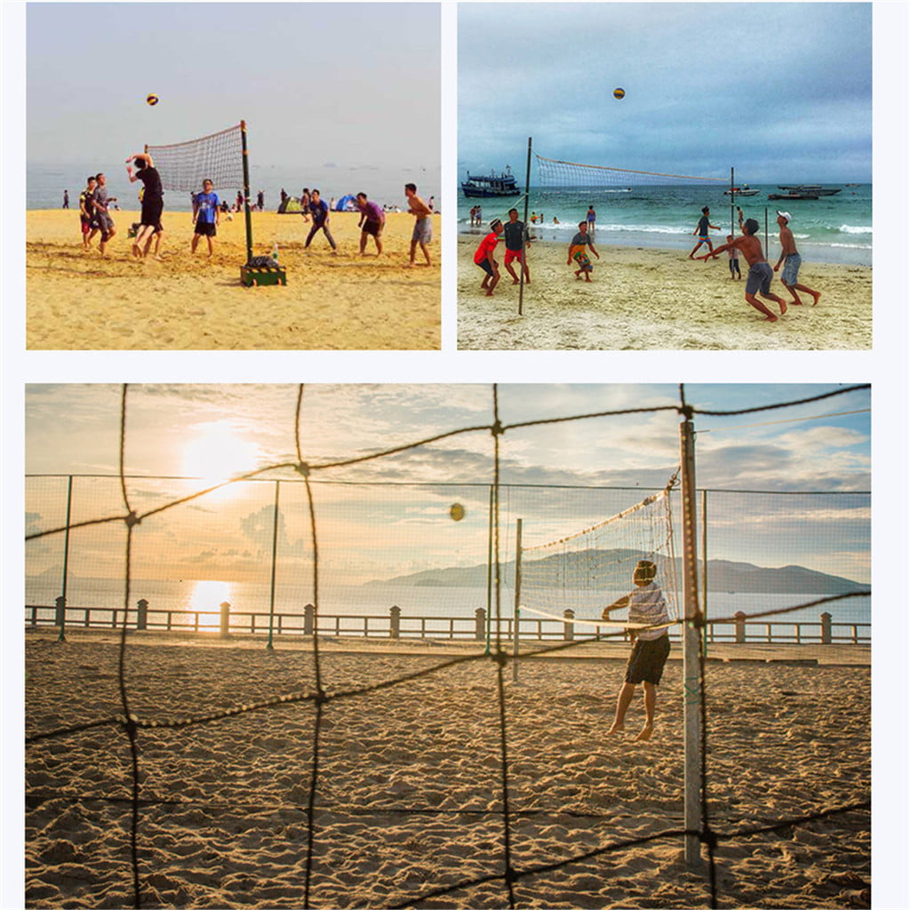 YOHOME Pull The Volleyball Net Standard Game Beach Volleyball Net