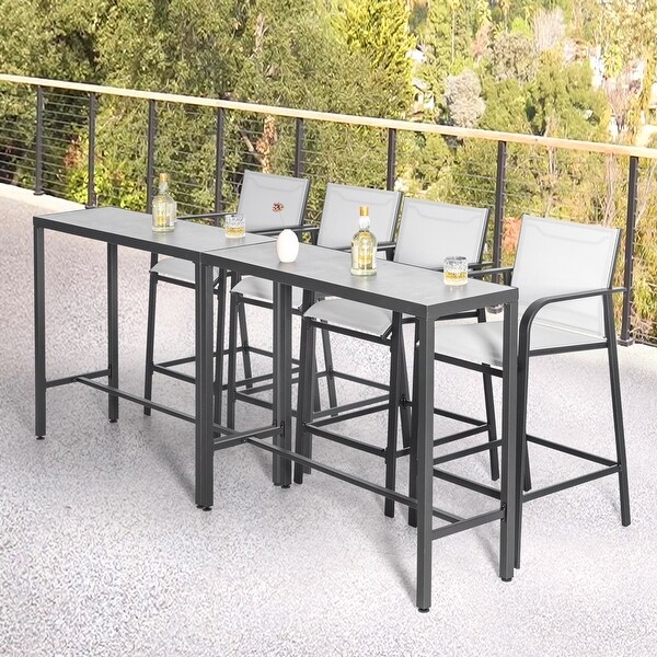 Nuu Garden Outdoor 3Piece Textilene Bar Set