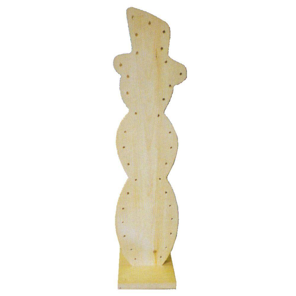 Houseworks Wood Snowman 94563