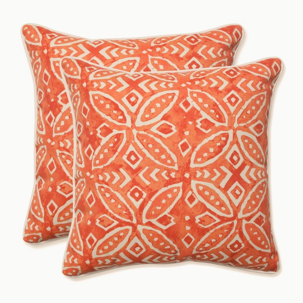 2pk Merida Pimento Throw Pillows Orange Pillow Perfect