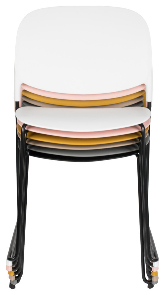 Gray Dining Chairs (4)  DF Stacks   Contemporary   Dining Chairs   by Luxury Furnitures  Houzz