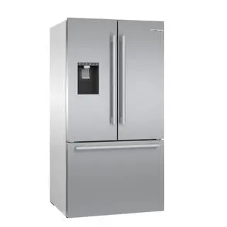 Bosch 500 Series 36 in. 26 cu ft Smart Standard Depth French Door Bottom Freezer Refrigerator in Stainless Steel w Ice Water B36FD50SNS