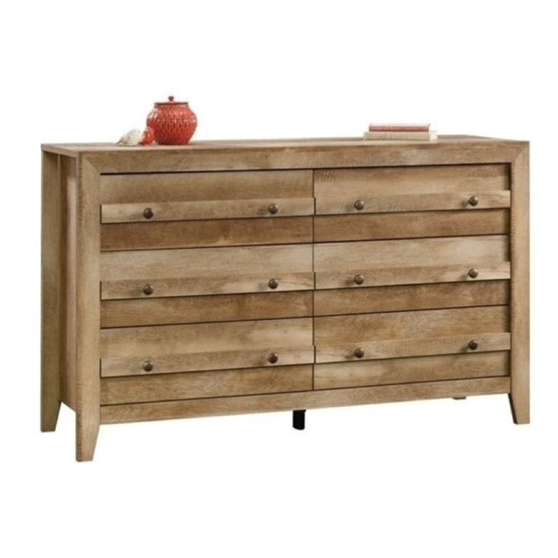 Bowery Hill 6 Drawer Dresser in Craftsman Oak