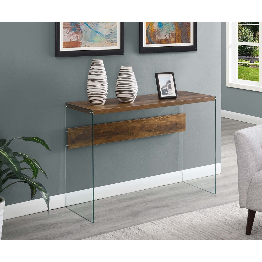 Convenience Concepts SoHo Glass Console Table/Desk