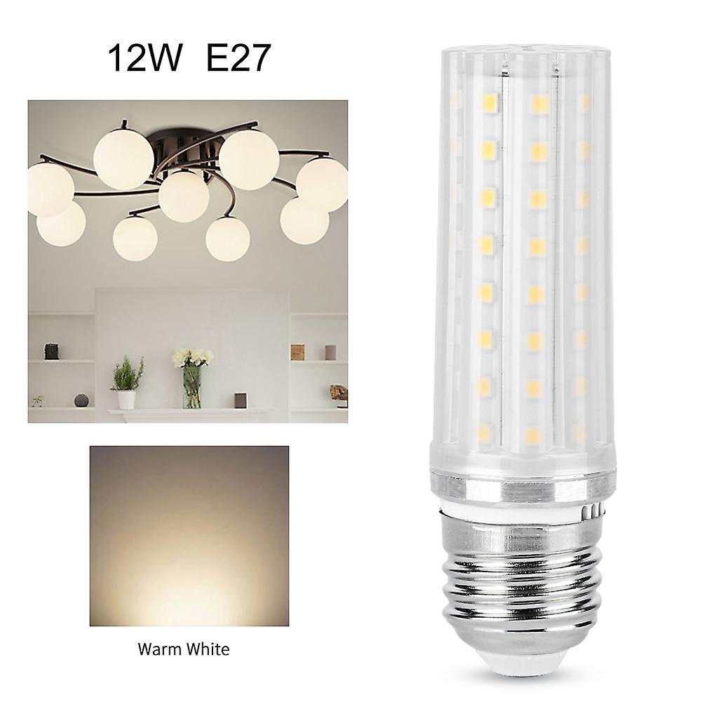 E27 12w Energy Saving High Bright Led Light Corn Bulb Lamp Ac185-265v (warm White)