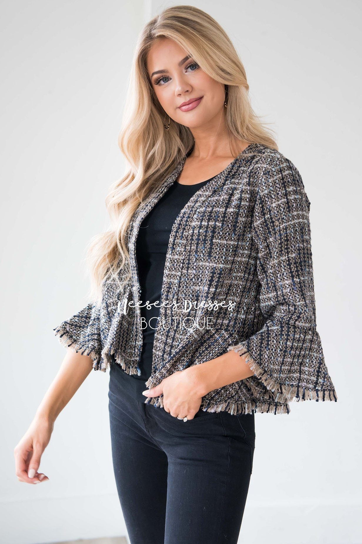 We're Chasing Forever Peplum Jacket