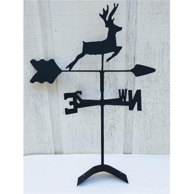 The Lazy Scroll deerroof Deer Roof Mount Weathervane