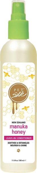 Pet Silk New Zealand Manuka Honey Leave-In Dog and Cat Conditioner， 11.6-oz bottle