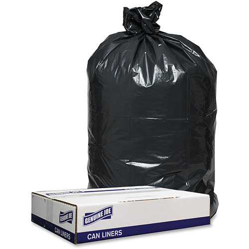 Genuine Joe Trash Can Liners | 1.2mil， 38