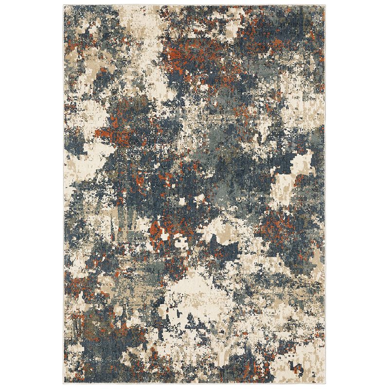 StyleHaven Freeport Abstract Paint Area Rug