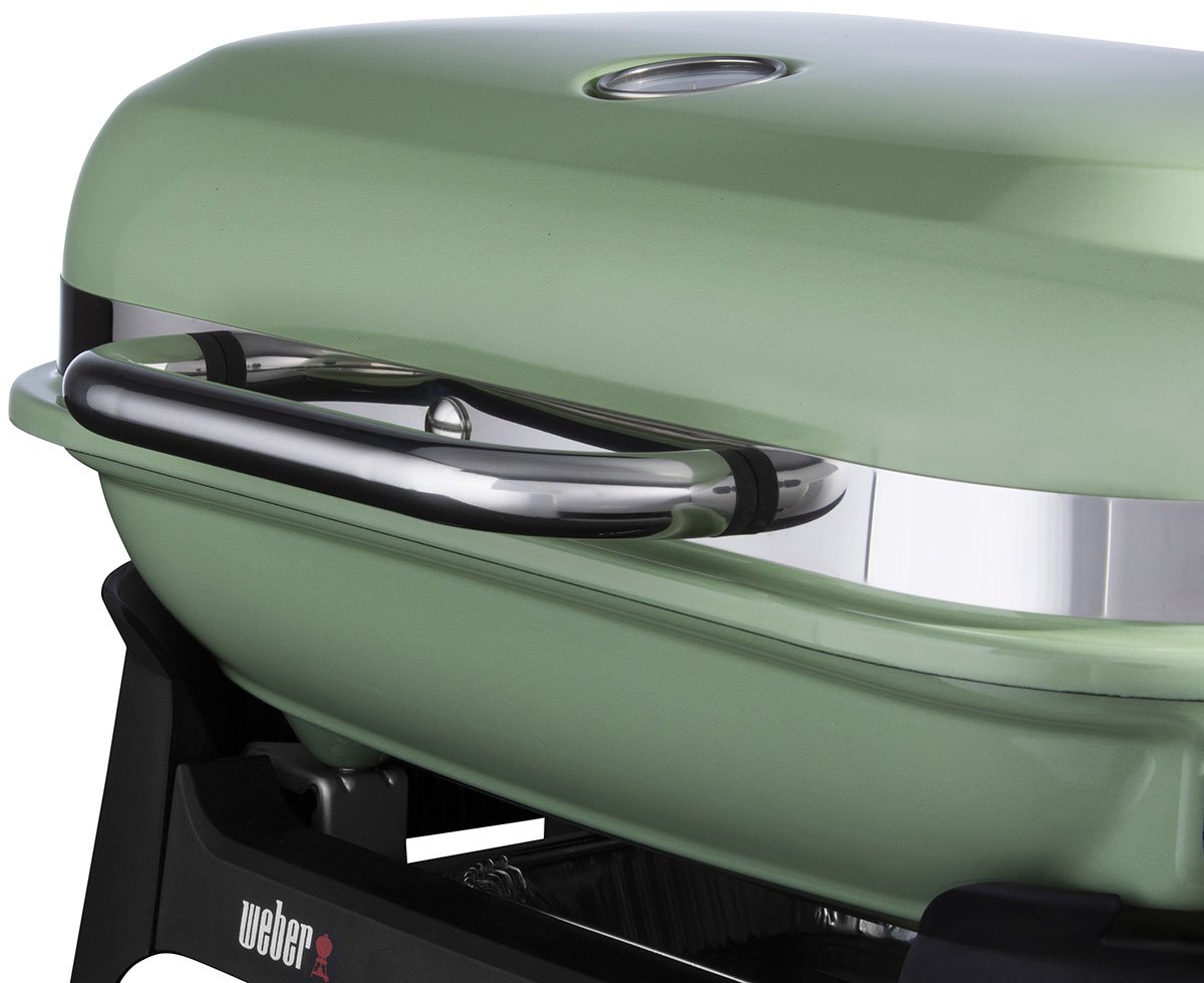 Weber Seafoam Green Lumin Compact Electric Grill