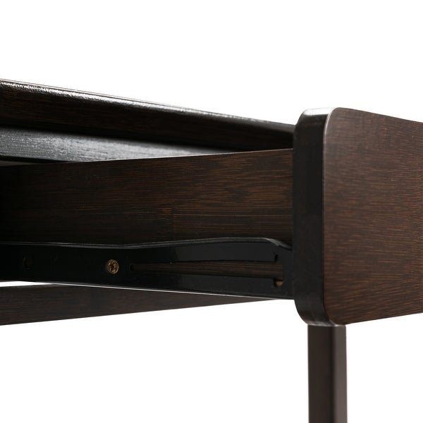 Connexion Decor Verenney Console Table With Drawer， Dark Walnut