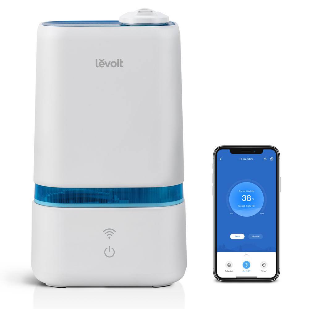 LEVOIT 1 Gal. Smart Ultra-Sonic Cool Mist Humidifier and Diffuser up to 375 sq. ft. HEAPHULVSUS0030