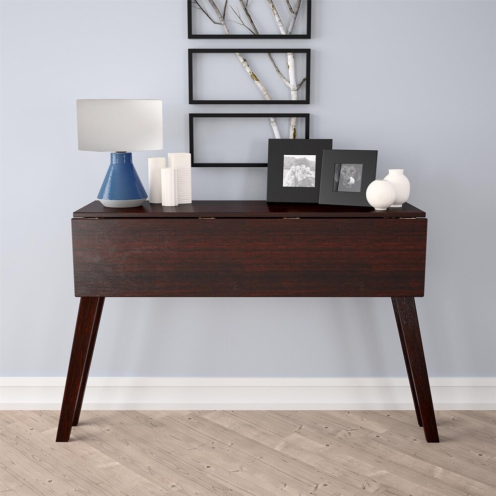 COSCO Wood Drop Leaf Dining   Console Table