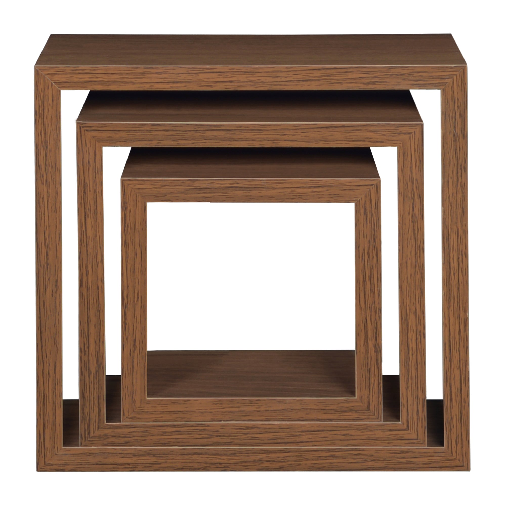 Niche Soho 3 Piece Wall Shelf Set- Urban Walnut