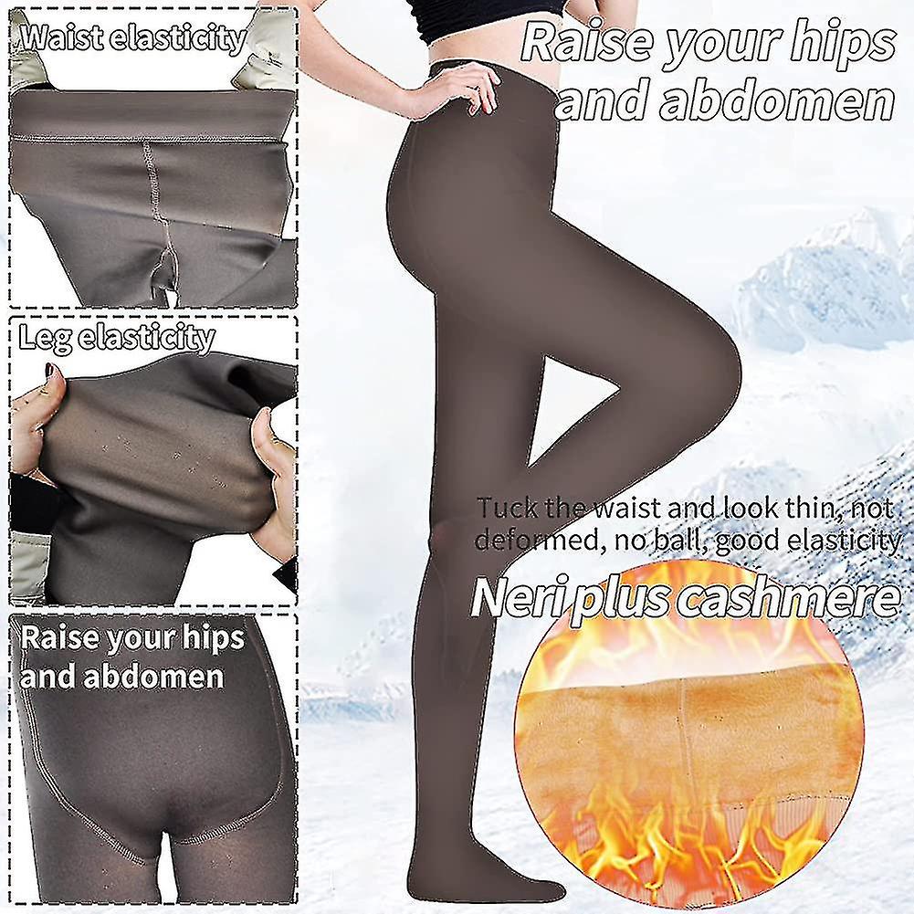 Womens Tights Thick Warm Winte Tights Compatible With Women Fleece Lined Tum