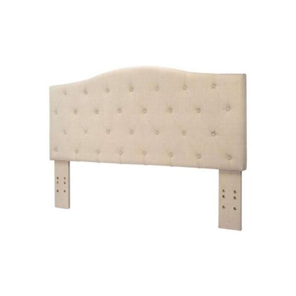 Alipaz Contemporary Full Queen Headboard - Ivory - - 34596005