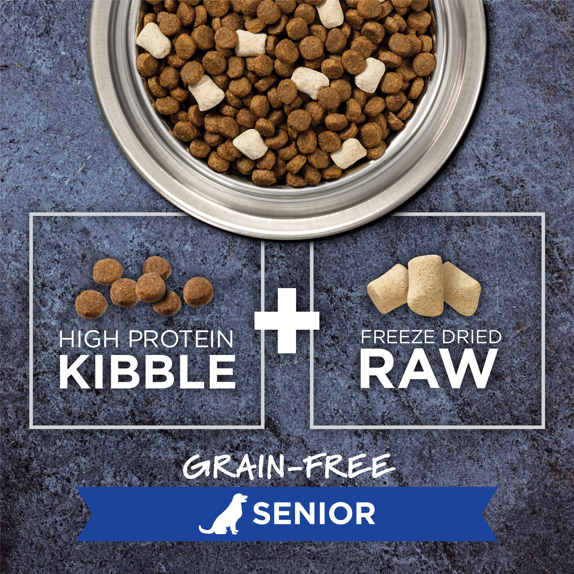 Instinct Raw Boost Senior Grain Free Recipe with Real Chicken Natural Dry Dog Food， 21 lbs.