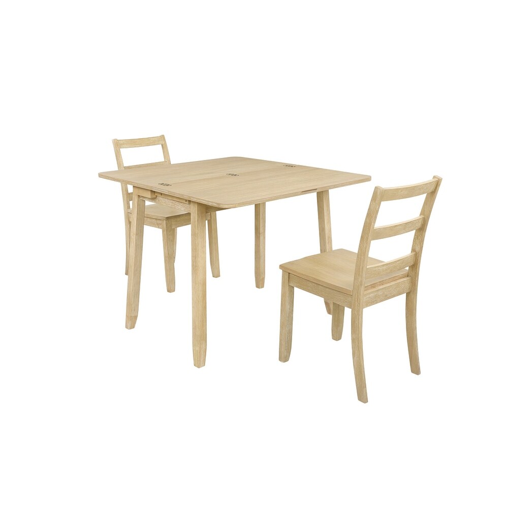 Conway Woden 3 Piece Folding Dining Set