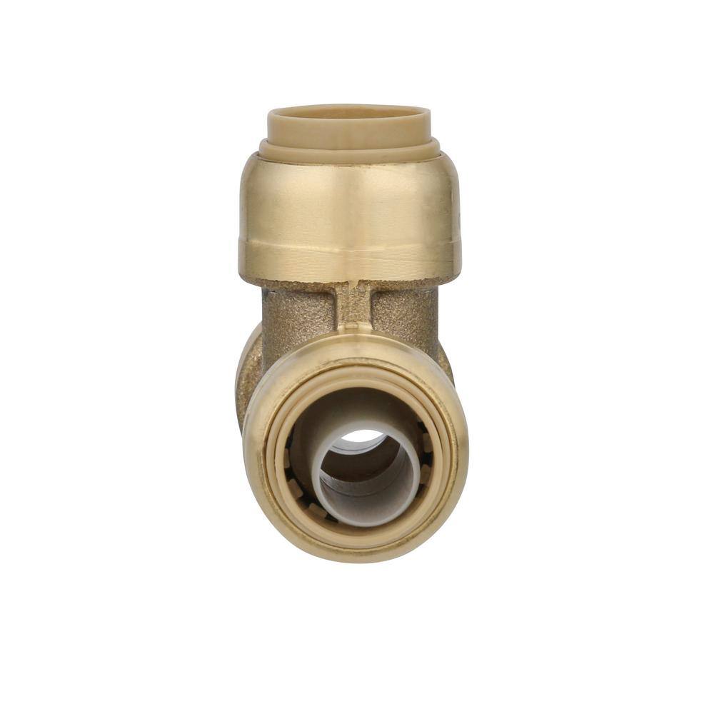 SharkBite 12 in. Push-to-Connect Brass Tee Fitting U362LFA