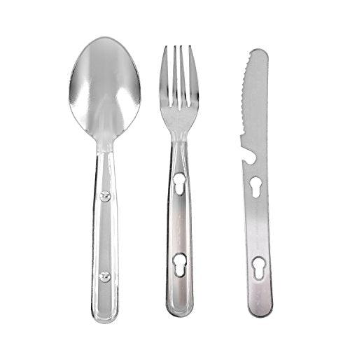 Rothco 3 Piece Chow Kit Utensils for Backpacking, Camping