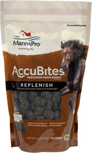 Manna Pro MP Accubites Replenish Equine Horse Supplement， 1.6 lb bag