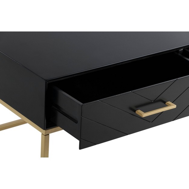 Ellias Coffee Table Black gold Finch