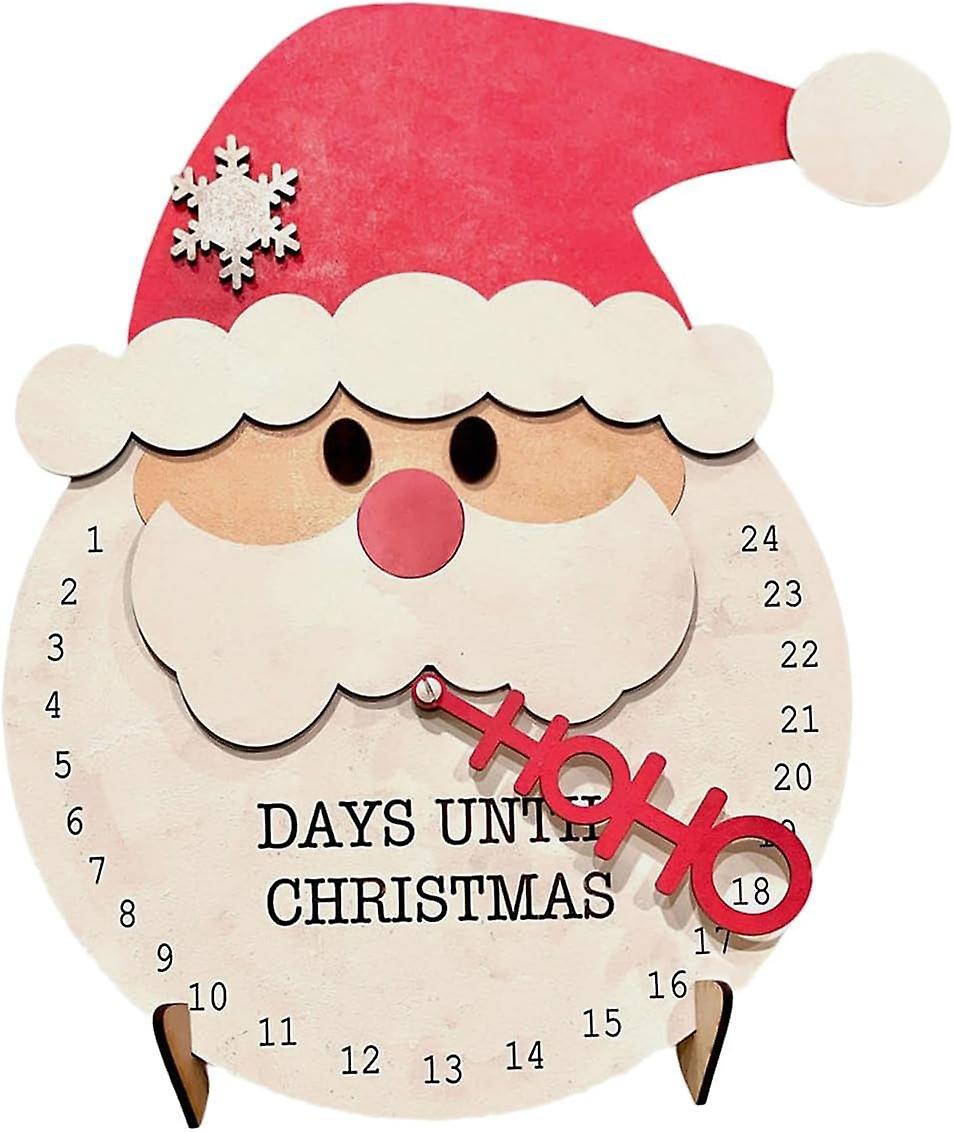 Christmas Countdown Sign， Wooden Calendar， Holiday Party Supplies For Kitchen-a