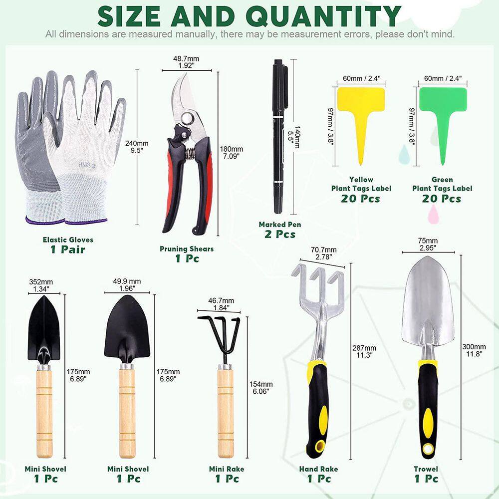 49-Piece Garden Tool Set B096RZPPTV