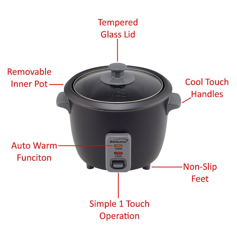 Brentwood 4 Cup Rice Cooker