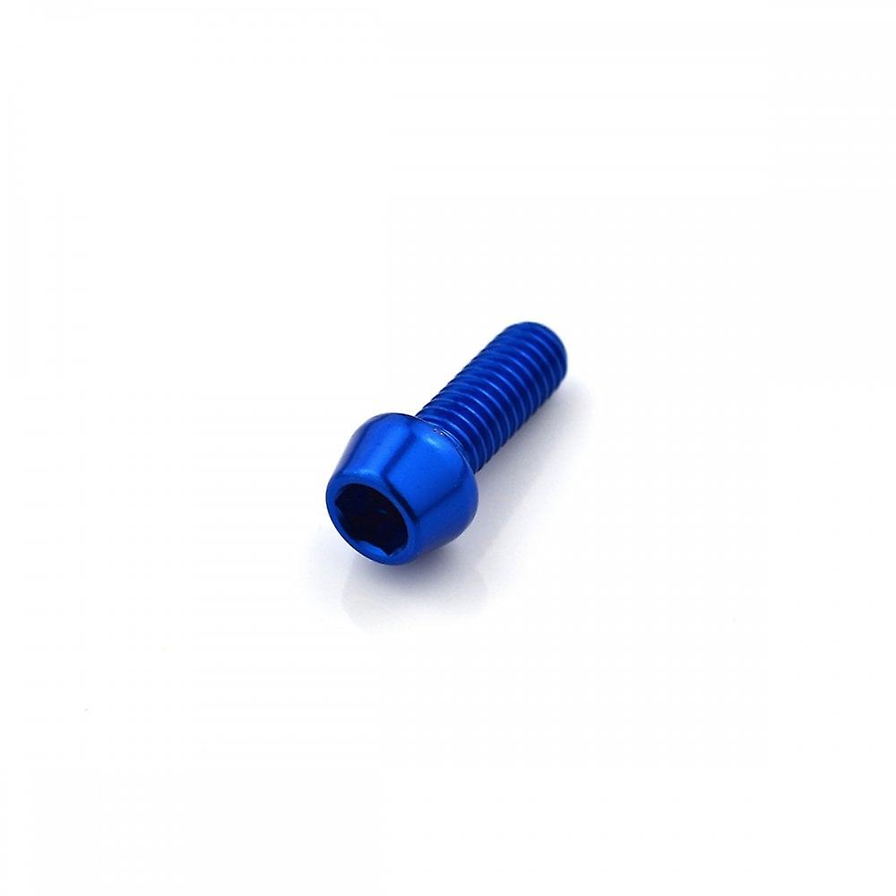 Racebolt Aluminium Tapered Socket Cap Bolt M6 X 1.0mm X 14mm Blue