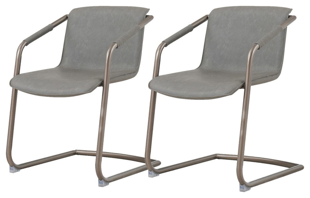 Indy Dining Side Chair  Set of 2   Industrial   Armchairs And Accent Chairs   by New Pacific Direct Inc.  Houzz