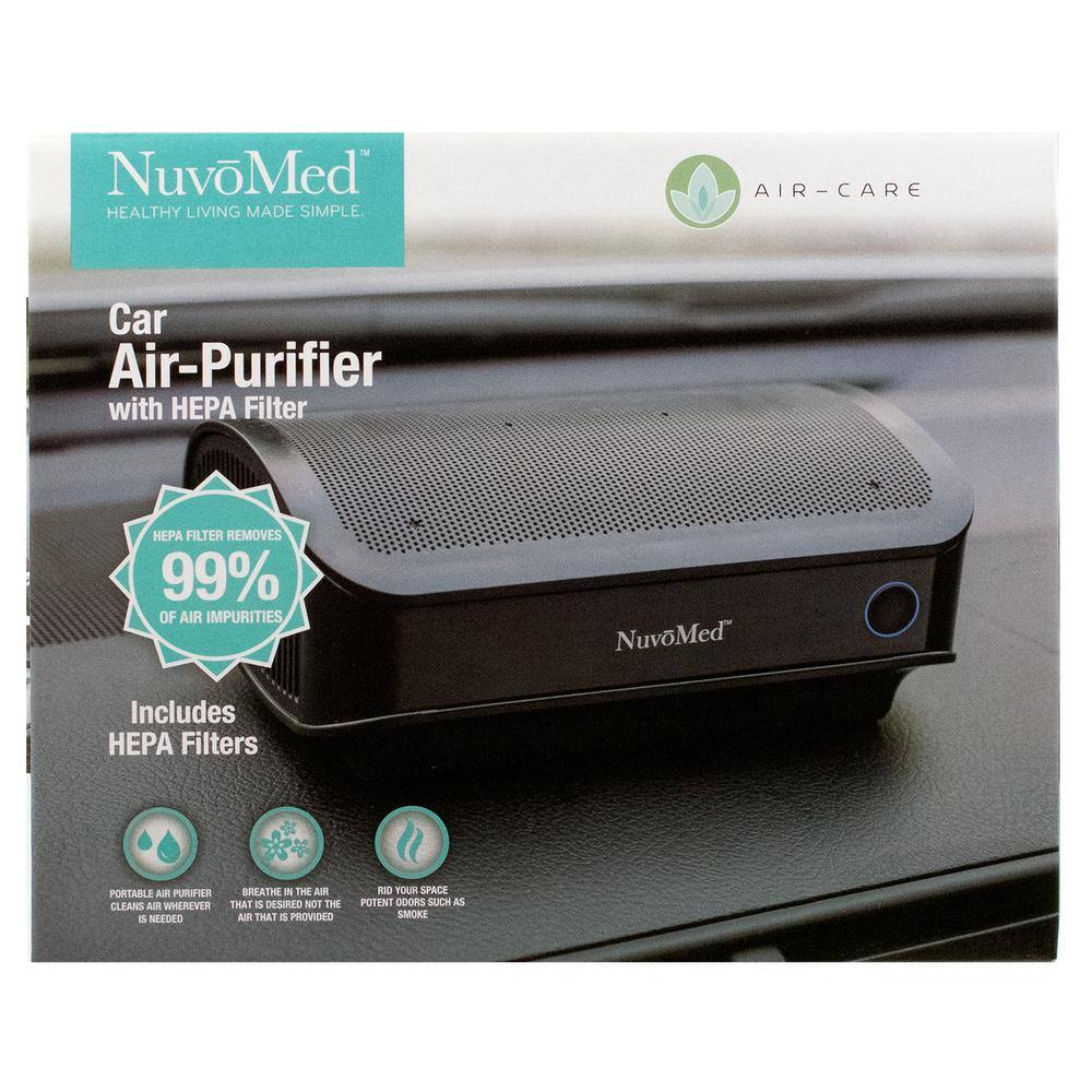 NuvoMed Car Air Purifier with HEPA Filter CPHF-60724