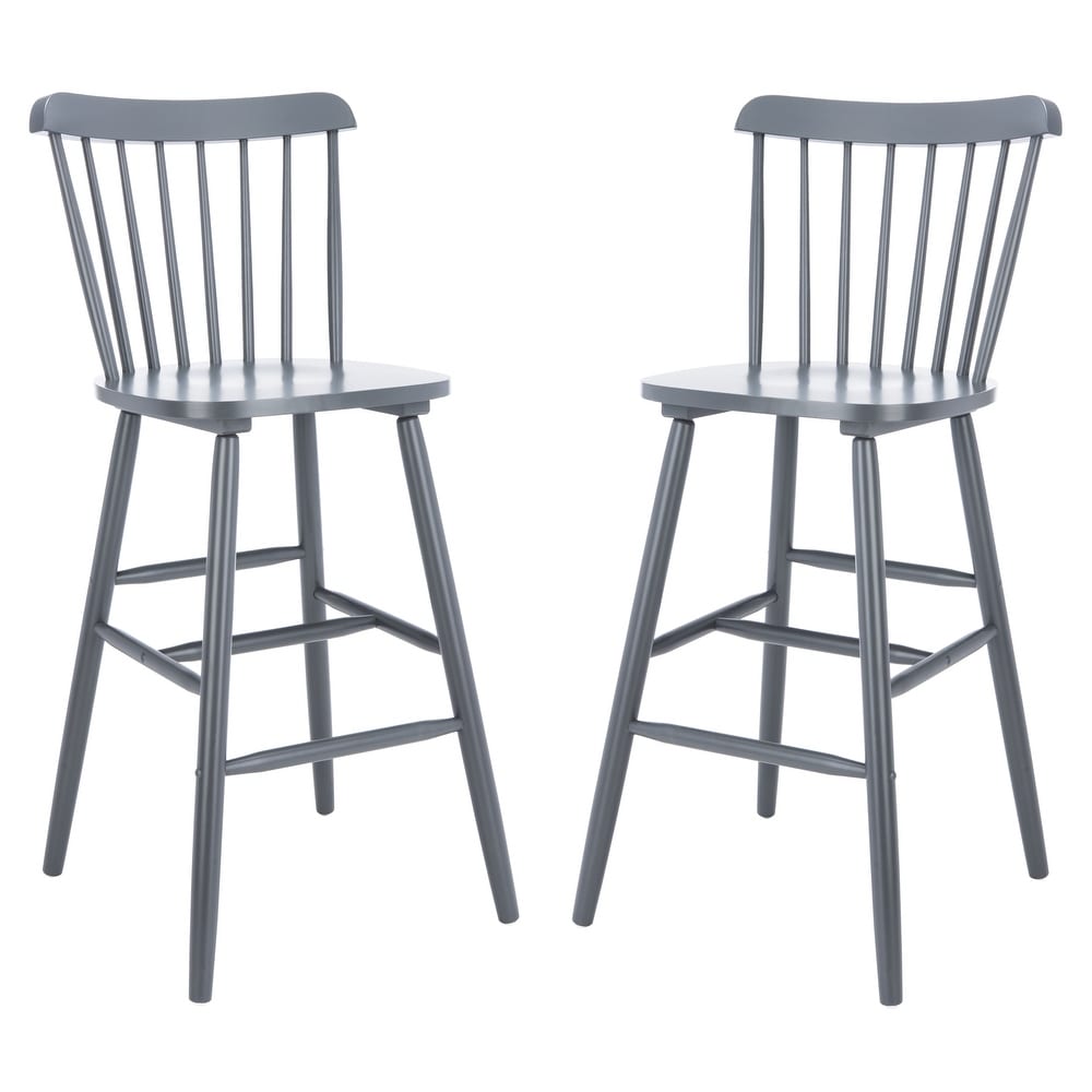 SAFAVIEH Galena 30 inch Spindle Farmhouse Bar Stools (Set of 2)   19.9\