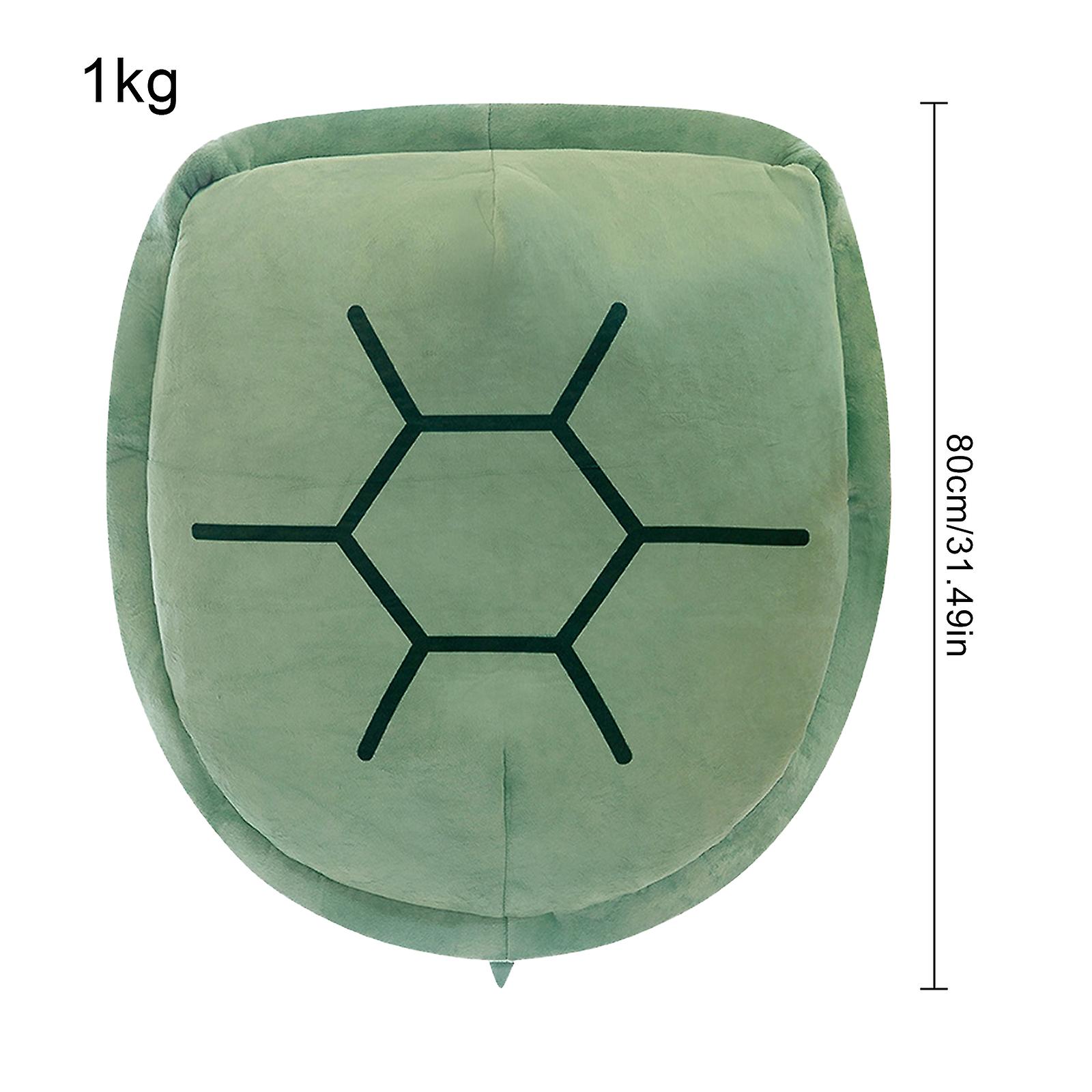 Turtle Shell Pillow Plush Toy Turtle Shell Cosplay Prop 80cm Green