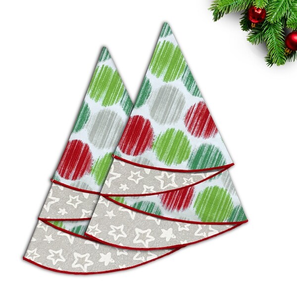 Joita Christmas Napkins，Table Cloth Napkins，Cotton Dinner Napkins Set for Christmas Party Decoration，BERNARD/TWINKLE